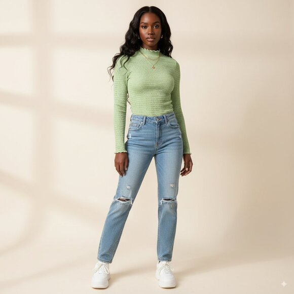 C/meo Collective RAPIDITY LS TOP Lime NWT - Picture 2 of 10